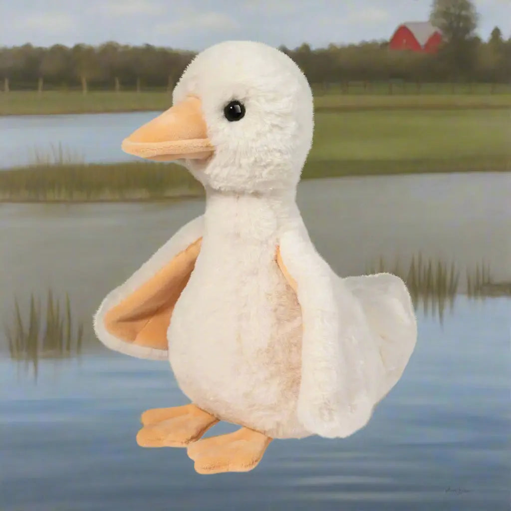 Ginnie Cream Goose Douglas Cuddle Toys