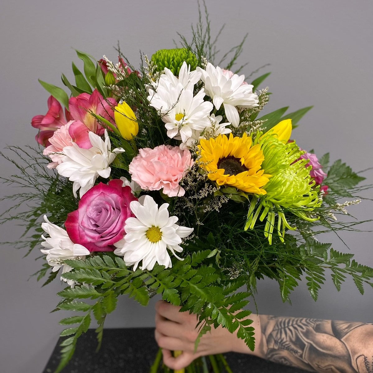 Bright Hand Tied Bouquet