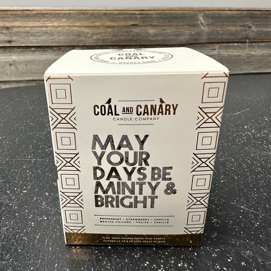 May Your Days Be Minty & Bright by Coal & Canary
