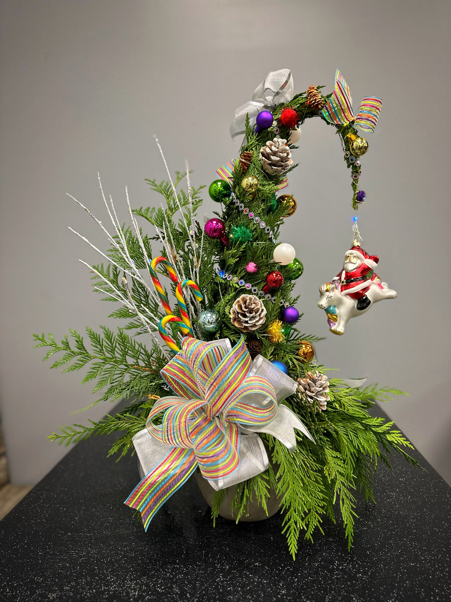 A previous floral creation
