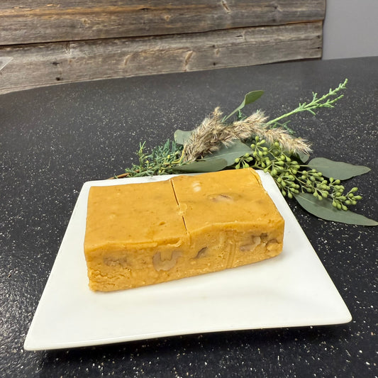 Pumpkin Pie w/Walnuts Fudge